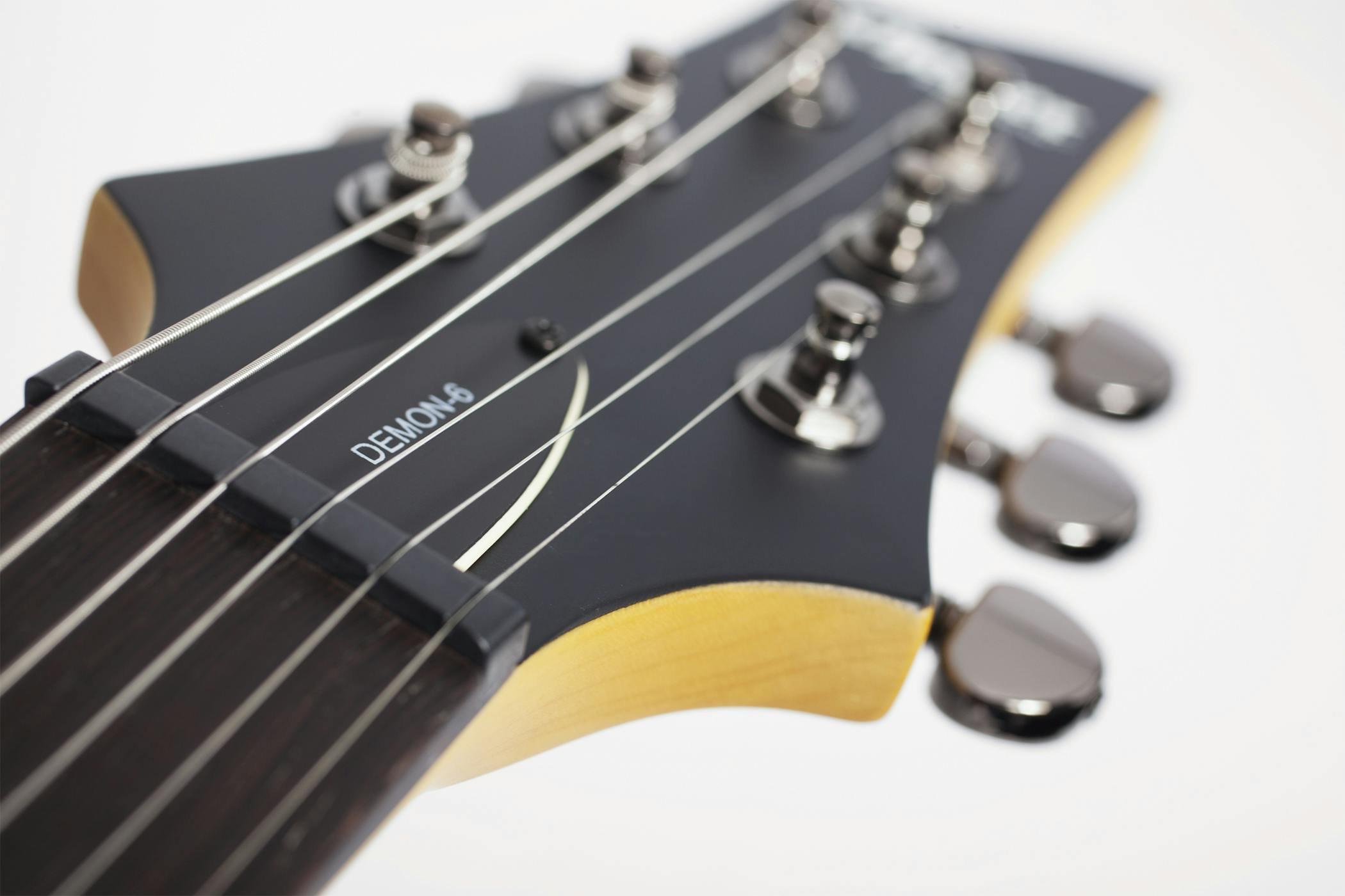Schecter Demon 6 in Aged Black Satin - Andertons Music Co.